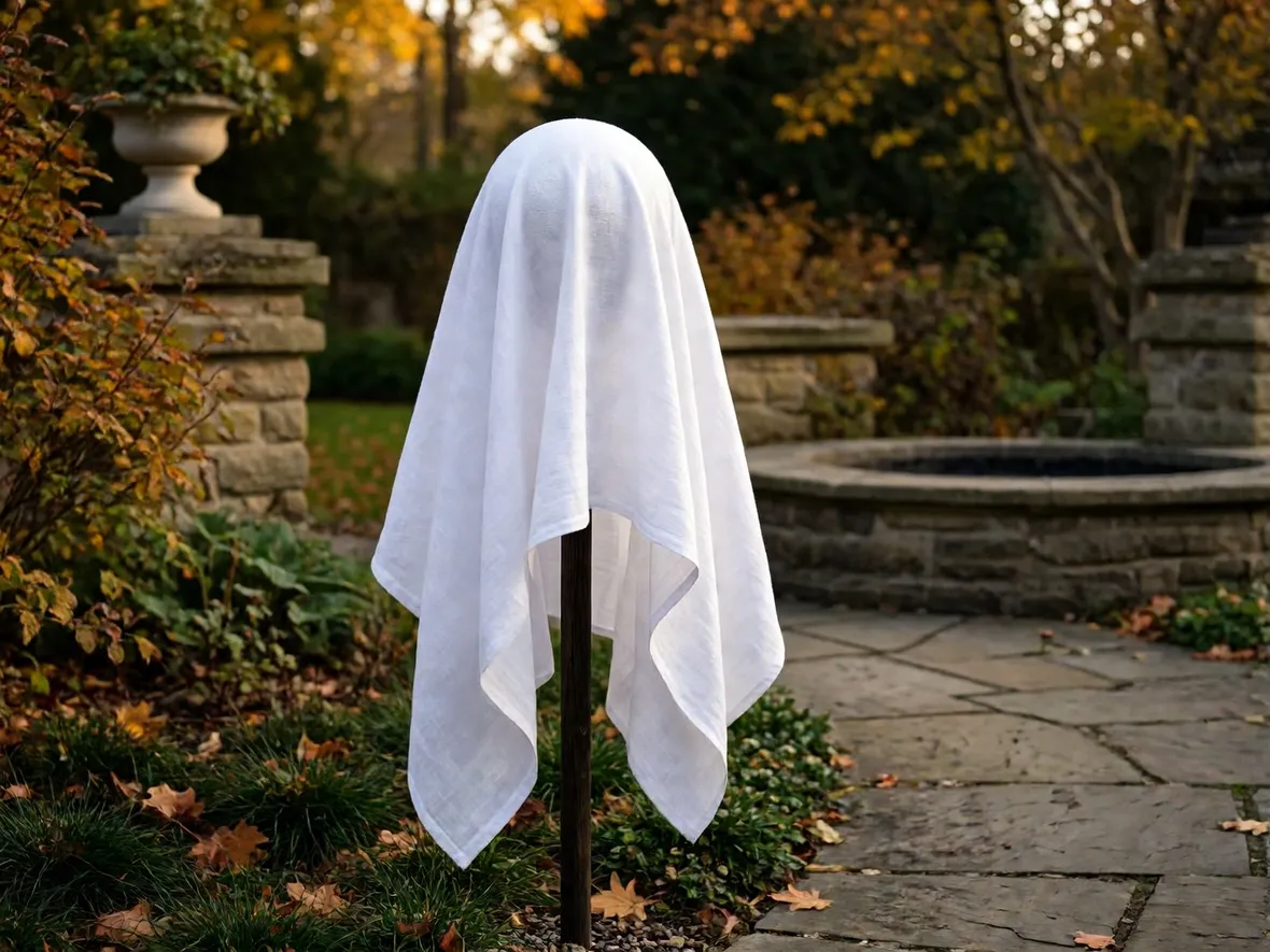 Realizzare fantasmi con lenzuola vecchie