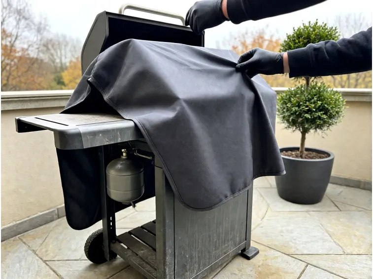 Riposizionamento e protezione invernale del barbecue