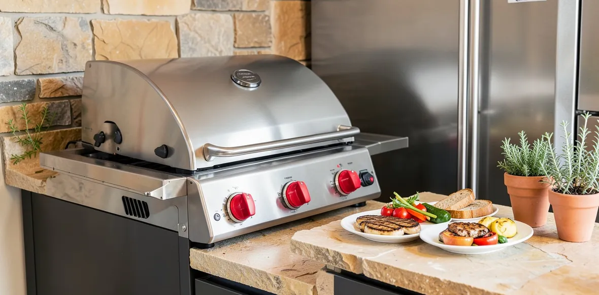 Barbecue a gas
