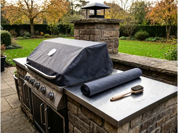 Come coprire un barbecue in muratura senza intrappolare l'umidità