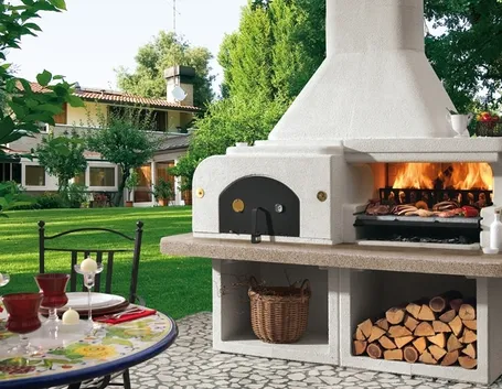 Barbecue in muratura