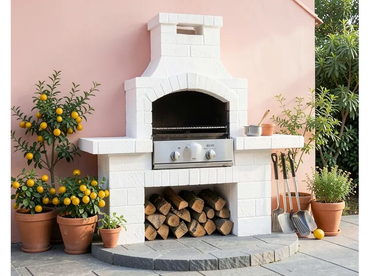 Barbecue in muratura