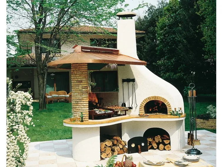 esempio barbecue in muratura