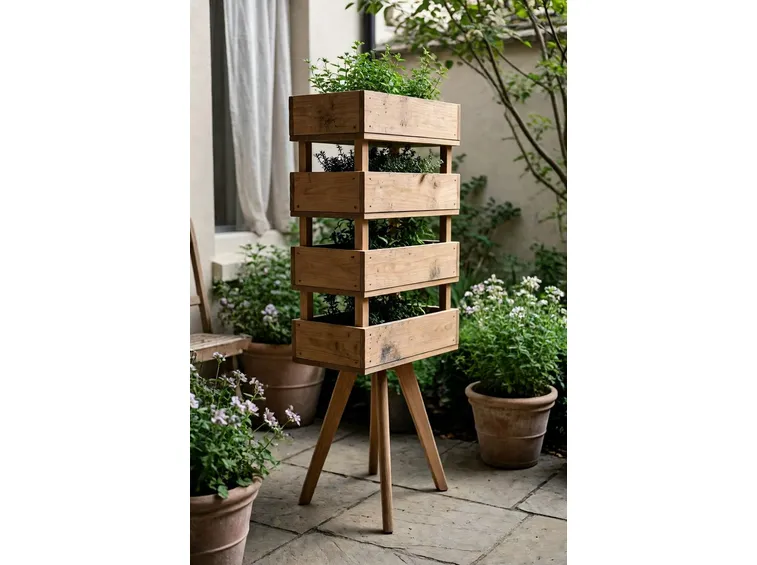 Fioriere in legno