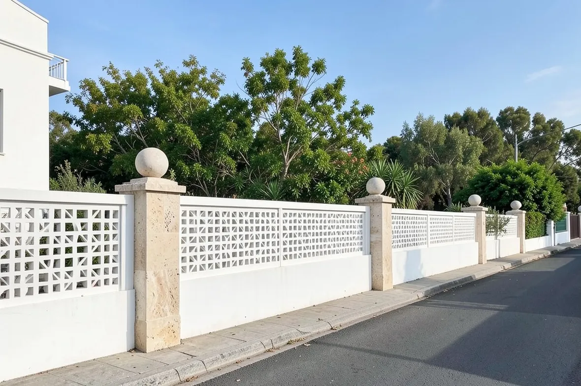 recinzione in cemento