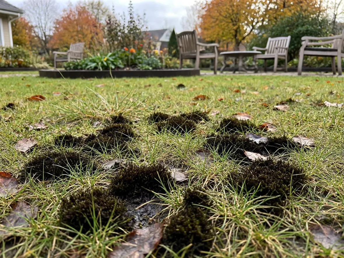 Perché il muschio compare sul prato proprio in autunno