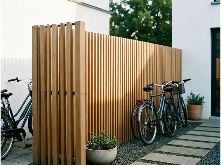 Frangivento in legno
