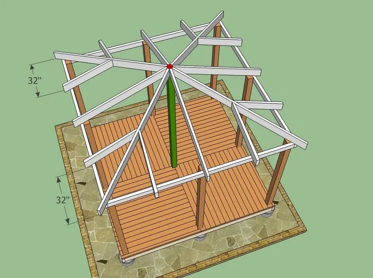 Gazebo in ferro