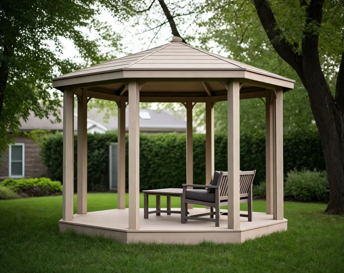 gazebo in legno