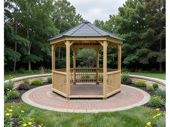 gazebo in legno