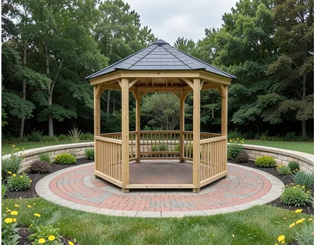 gazebo in legno