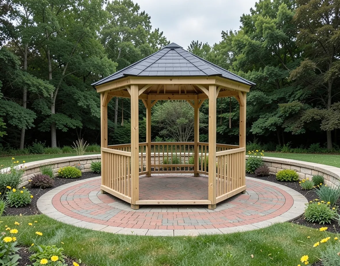 gazebo in legno