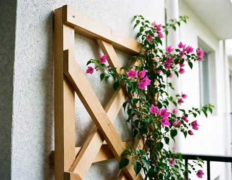 Grigliati in legno per balcone