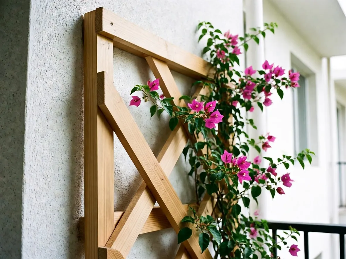 Grigliati in legno per balcone
