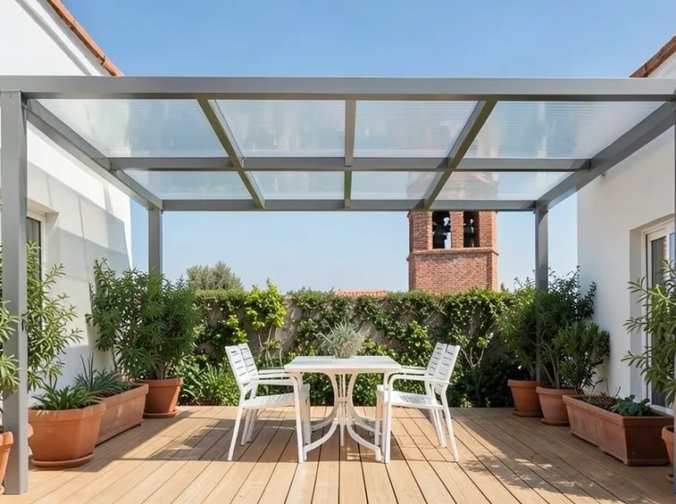 Tettoia per terrazzo