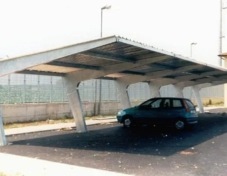 Tettoie in acciaio