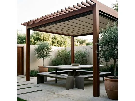 Tettoie in legno 