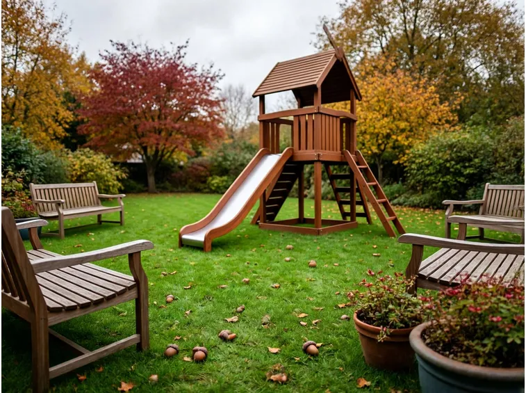 Perché l'autunno è una buona stagione per giocare in giardino