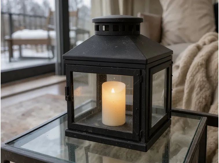 Lanterne e candele: luce calda nelle giornate corte, senza rischi