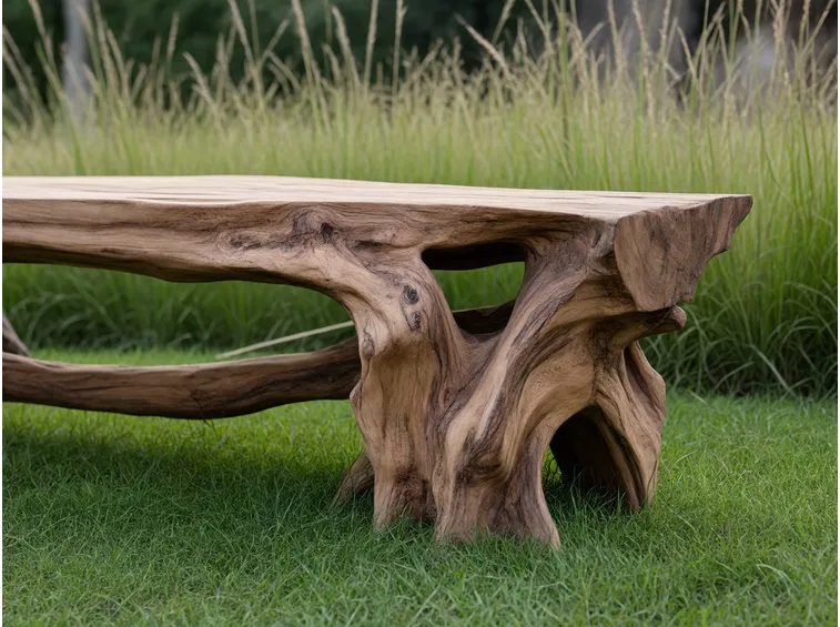 panca in radice di teak