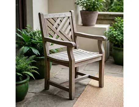 sedie da giardino in legno