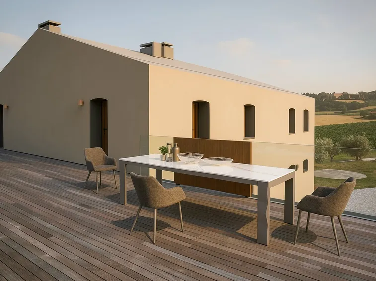 Preparare il tavolo da giardino e scegliere la tovaglia giusta