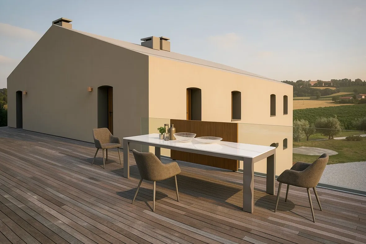 Preparare il tavolo da giardino e scegliere la tovaglia giusta