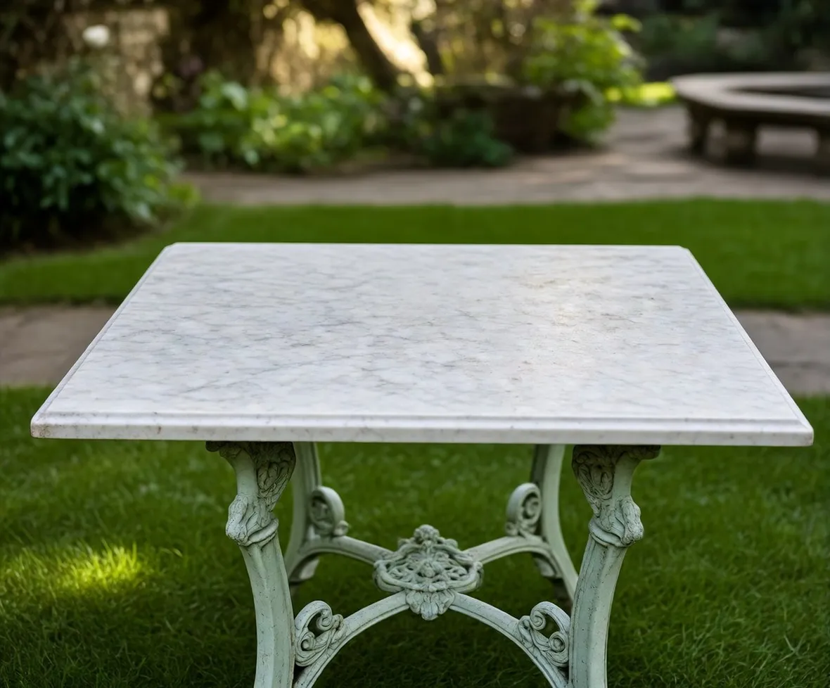 tavoli da giardino in marmo