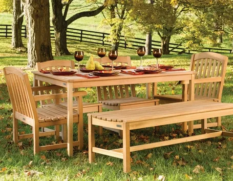 tavoli da giardino teak