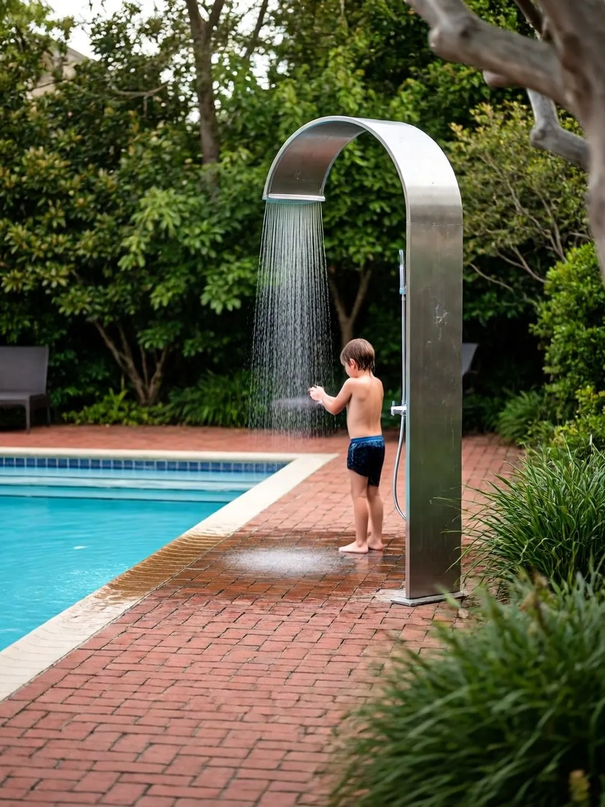doccia per piscina