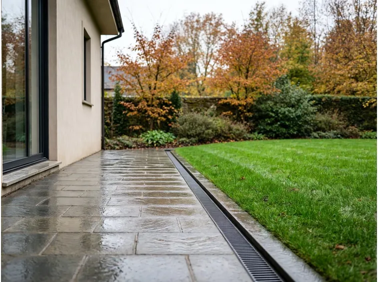 Pendenze e modellazione del suolo: l'acqua deve allontanarsi dalla casa