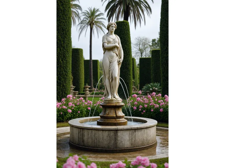 fontana giardino all'italiana
