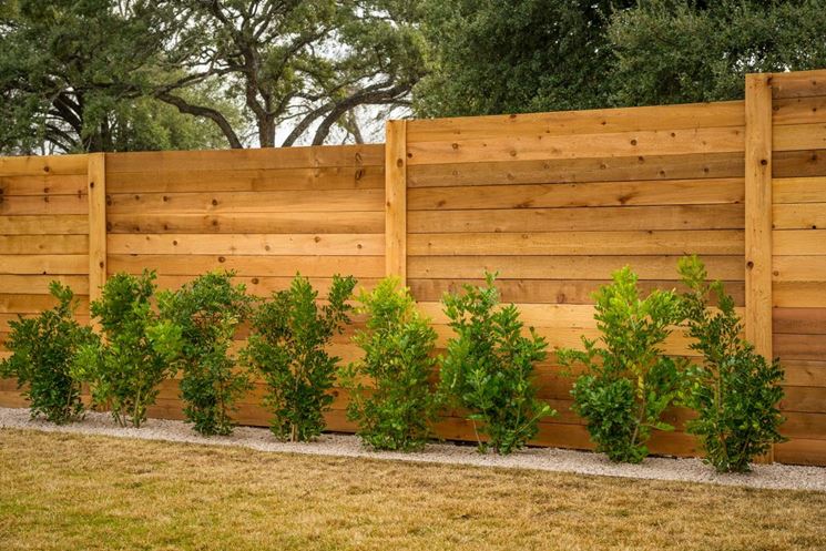 recinzione in legno