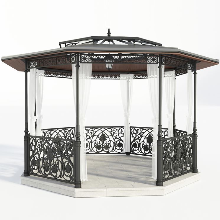 gazebo in ferro