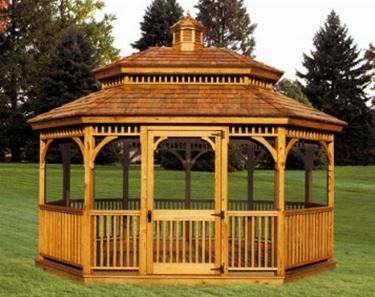 gazebo in legno