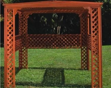 gazebo in legno