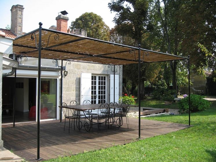 pergola in ferro