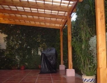 terrazzo con pergola