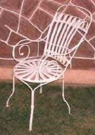 sedie da giardino in ferro